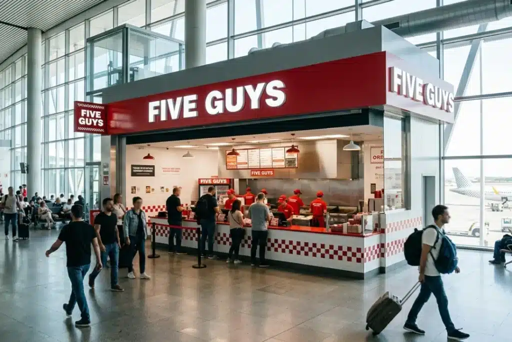 Five Guys aterriza en el Aeropuerto de Barcelona: Un salto en la calidad gastronómica para el viajero
